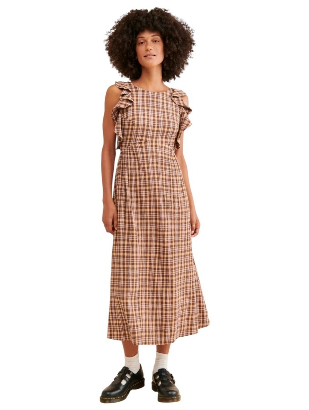 The Odells Brooke Midi Dress Women's Medium NWT